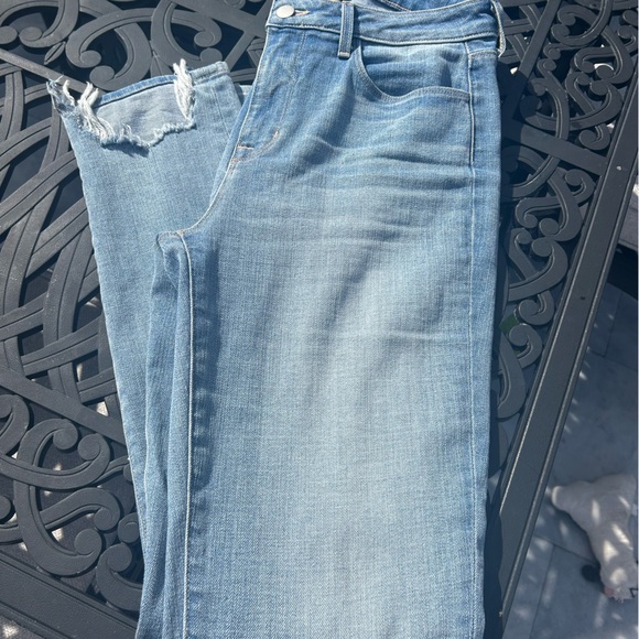 L'AGENCE HARMON HIGH-RISE SLIM PANT IN BLUE. Size 28 - Picture 2 of 12